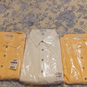 3 Men's XXL NWT Vintage Norm Thompson Golf Shirts